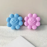 Smile Face Flower Candle Silicone Mold Home Decor