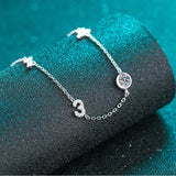 Moissanite 1314 Bracelet Women's 925 Sterling Silver Gift