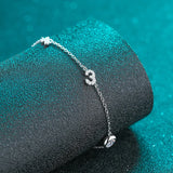 Moissanite 1314 Bracelet Women's 925 Sterling Silver Gift