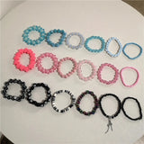 Smile Star Beaded Bracelet Stackable Charm Wristband