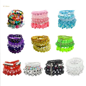 Smile Star Layering Bracelets Statement Jewelry for Women Girls