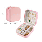 Portable Jewelry Case for Women Girls Earring Storage Box