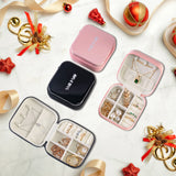 Portable Jewelry Case for Women Girls Earring Storage Box