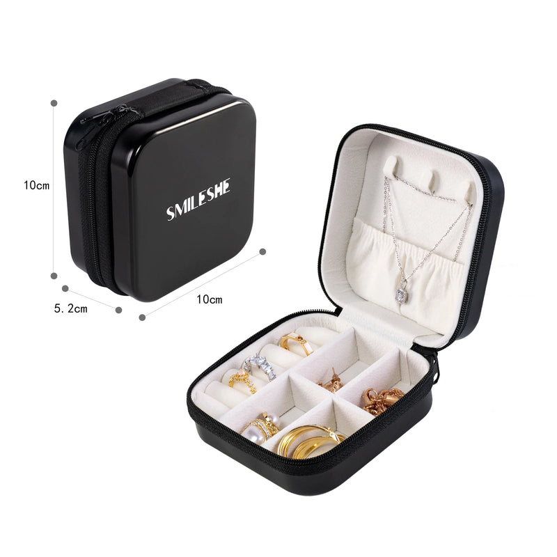 Mini Portable Jewelry Case for Women Girls