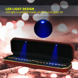 Matte Necklace Display Holder Jewelry Box LED Lighted Carrying Case