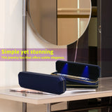 Matte Necklace Display Holder Jewelry Box LED Lighted Carrying Case