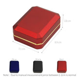 Matte Necklace Holder Jewelry Box LED Display Case Women