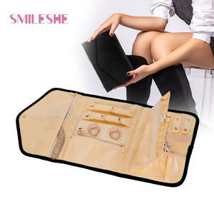 Portable Travel Jewelry Organizer Bag for Necklace Earrings Rings Bracelets