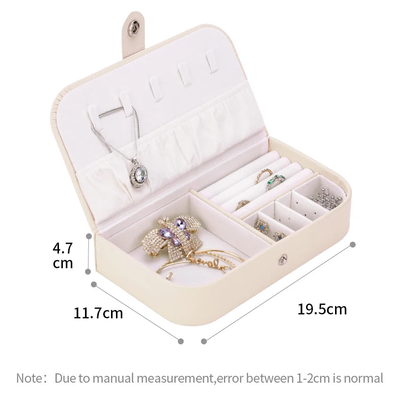 Travel Jewelry Organizer Storage Box for Women