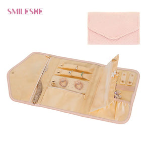 Travel Jewelry Organizer Storage Bag Necklace Rings Earrings Portable Holder