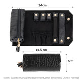 Travel Jewelry Organizer Storage Rolling Bag for Women