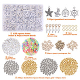 Luminous Letter Beads Set for DIY Bracelets Necklace Making