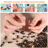 Luminous Letter Beads Set for DIY Bracelets Necklace Making