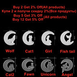 Moon Resin Mold Mirror Moon Fawn Cat Silicone Molds