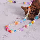 Y2K Glass Eyeball Heart Star Choker Necklace Acrylic Pearl Women Party Jewelry