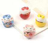 Smiling Face Cat Ceramic Beads 13mm for Jewelry Making