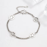 Hip-hop Style Smiley Face Bracelet