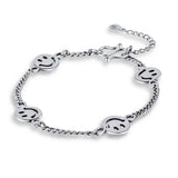 Hip-hop Style Smiley Face Bracelet