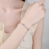 Smiling Love 925 Silver Moissanite Bracelet