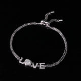 Smiling Love 925 Silver Moissanite Bracelet