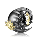 Skull Bead Gothic 925 Silver DIY Bracelet Accessories
