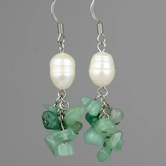 Smoky Quartz Dangle Drop Earrings
