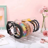 Transparent Headband Storage Holder for Bedroom