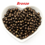 Metal Ball Beads Spacer for Jewelry Making DIY Necklace Bracelet 2-10mm