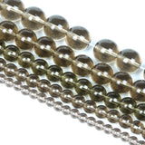 Brown Glass Round Spacer Bead Stone for Jewelry Making DIY 4/6/8