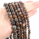 Smooth Brown Pietersite Stone Beads Round 6/8/10MM