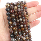 Smooth Brown Pietersite Stone Beads Round 6/8/10MM