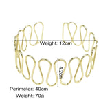 Metal Torques Bib Neck Choker Necklaces Punk Alloy Collar Statement Necklace