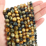 Tiger Eye Stone Bead Round Spacer Bead 4-12MM
