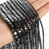 Hematite Stone Beads Loose Spacer Bead for Jewelry Making DIY Bracelet Necklace
