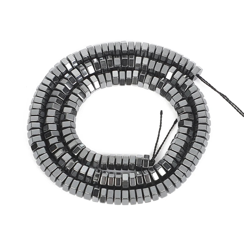 Hematite Stone Beads Loose Spacer Bead for Jewelry Making DIY Bracelet Necklace