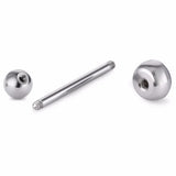 Princess Logo Tongue Rings Stainless Steel Body Jewelry