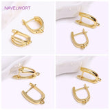 14K Plated Lever-Back Earring Hook Clasps DIY Jewelry Making