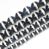 Smooth/Matte 6-12mm Dzi Agate Round Beads