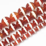 Smooth/Matte 6-12mm Dzi Agate Round Beads
