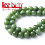 Natural Canada Jade Beads 6-8-10mm