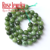Natural Canada Jade Beads 6-8-10mm
