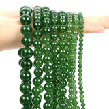 Green Chalcedony Jade Round Loose Spacer Bead 4/6/8/10/12MM