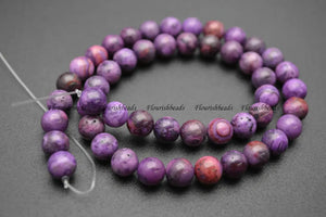 Purple Crazy Lace Agate Stone Round Beads 4mm-10mm