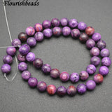 Purple Crazy Lace Agate Stone Round Beads 4mm-10mm