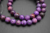 Purple Crazy Lace Agate Stone Round Beads 4mm-10mm