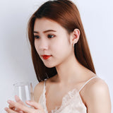 925 Silver 14mm Round Hoop Earrings for Men and Women