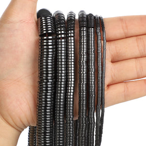Hematite Stone Flat Beads - DIY Bracelet Necklace Accessories