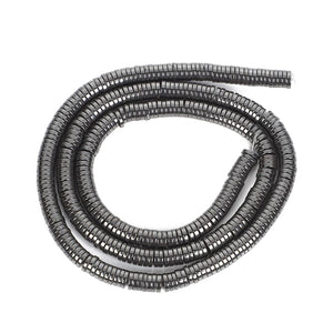 Hematite Stone Flat Beads - DIY Bracelet Necklace Accessories