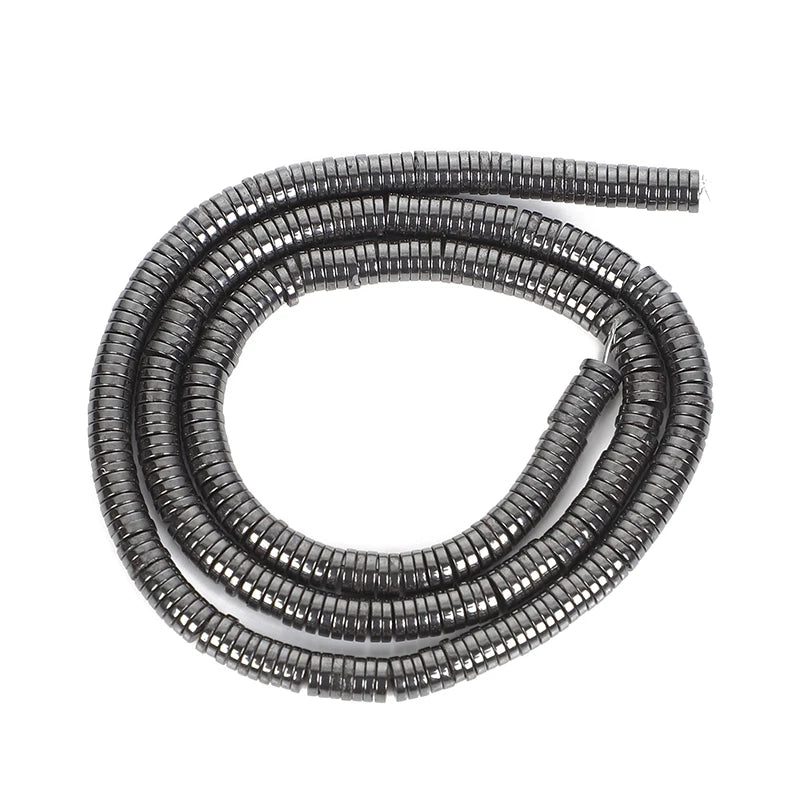 Hematite Stone Flat Beads - DIY Bracelet Necklace Accessories