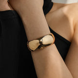 Chic Solid Bracelet Bangle for Women Lady Charm Party Jewelry